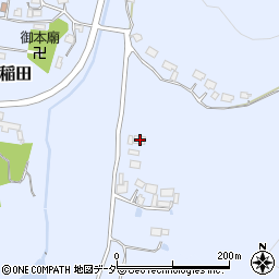 茨城県笠間市稲田2536周辺の地図