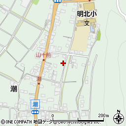 長野県安曇野市明科東川手潮757周辺の地図