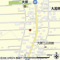 群馬県太田市大原町1389周辺の地図