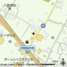 茨城県水戸市河和田町3811周辺の地図