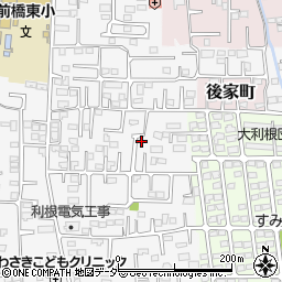 群馬県前橋市箱田町1120-8周辺の地図