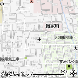 群馬県前橋市箱田町1107-2周辺の地図