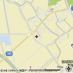 茨城県笠間市小原2939周辺の地図
