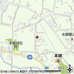 群馬県高崎市本郷町1168周辺の地図