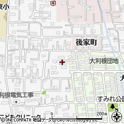群馬県前橋市箱田町1107周辺の地図