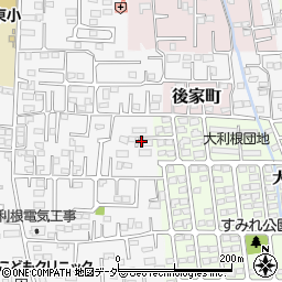 群馬県前橋市箱田町1107周辺の地図