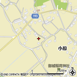 茨城県笠間市小原2934周辺の地図