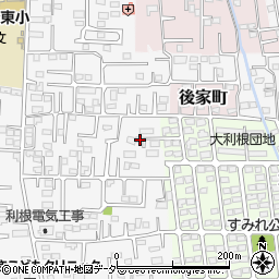 群馬県前橋市箱田町1108周辺の地図