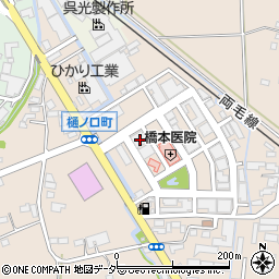 栃木県栃木市樋ノ口町444周辺の地図