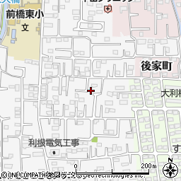 群馬県前橋市箱田町1120-4周辺の地図