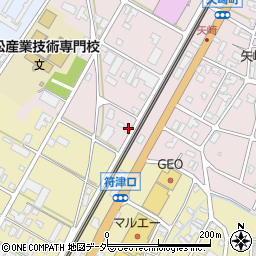 石川県小松市矢崎町甲16-1周辺の地図