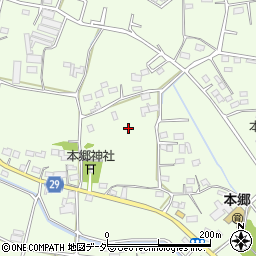 群馬県高崎市本郷町1098周辺の地図