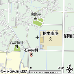 栃木県栃木市沼和田町39周辺の地図