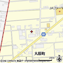 群馬県太田市大原町2362周辺の地図
