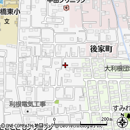 群馬県前橋市箱田町1118周辺の地図