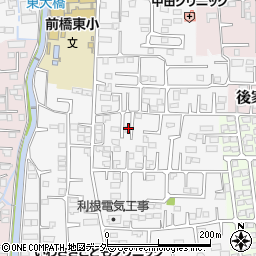 群馬県前橋市箱田町1092-5周辺の地図