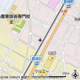 石川県小松市矢崎町甲16周辺の地図