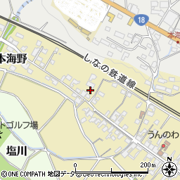 長野県東御市本海野223周辺の地図