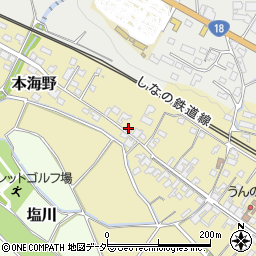 長野県東御市本海野224周辺の地図