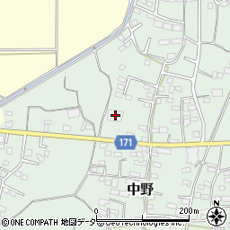 長野県上田市中野673周辺の地図