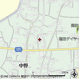 長野県上田市中野639周辺の地図