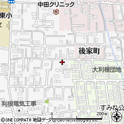 群馬県前橋市箱田町1102周辺の地図