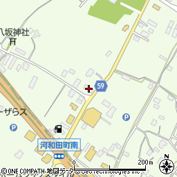 茨城県水戸市河和田町493-4周辺の地図