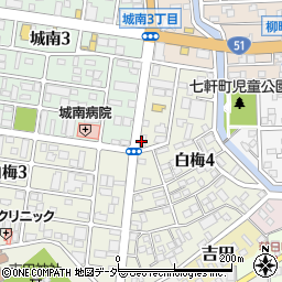 ハンコ卸売センター水戸店周辺の地図