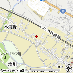長野県東御市本海野196周辺の地図