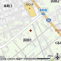 〒310-0812 茨城県水戸市浜田の地図