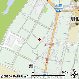 長野県安曇野市明科東川手潮363周辺の地図