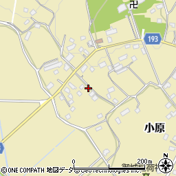 茨城県笠間市小原2935周辺の地図