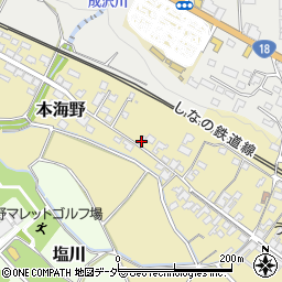 長野県東御市本海野192周辺の地図