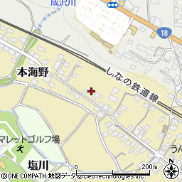 長野県東御市本海野193周辺の地図