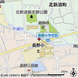 群馬県高崎市南新波町83周辺の地図