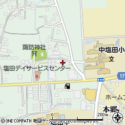 長野県上田市中野88周辺の地図