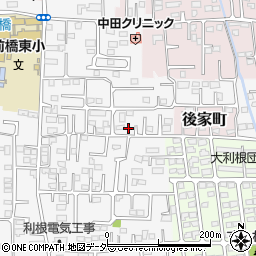 群馬県前橋市箱田町1072周辺の地図