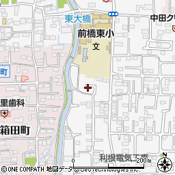 群馬県前橋市箱田町1427周辺の地図