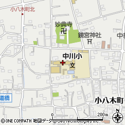 中川学童保育クラブ周辺の地図