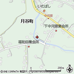 栃木県足利市月谷町62周辺の地図