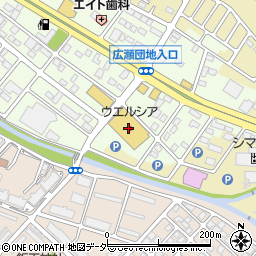 ウエルシア薬局　前橋天川大島店周辺の地図