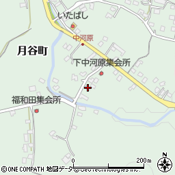 栃木県足利市月谷町69周辺の地図