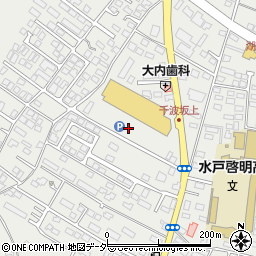 フードマーケットカスミ千波店駐車場周辺の地図