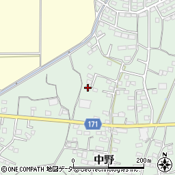 長野県上田市中野676-7周辺の地図