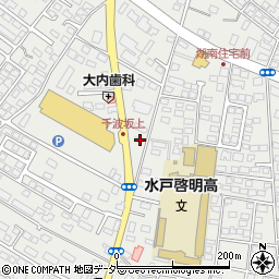 茨城県水戸市千波町2471-3周辺の地図