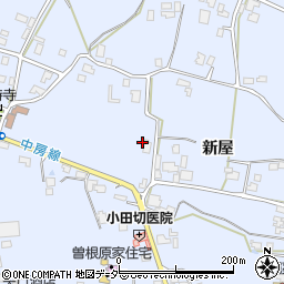 長野県安曇野市穂高有明新屋1389-1周辺の地図