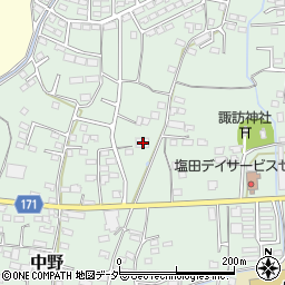 長野県上田市中野330周辺の地図