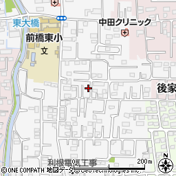 群馬県前橋市箱田町1079周辺の地図