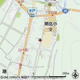 長野県安曇野市明科東川手潮789周辺の地図