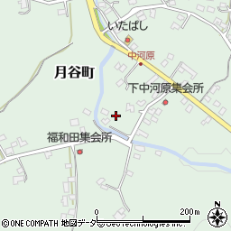 栃木県足利市月谷町61周辺の地図